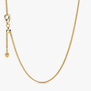 Pandora Gold Curb Chain gold 14K gold Necklace
